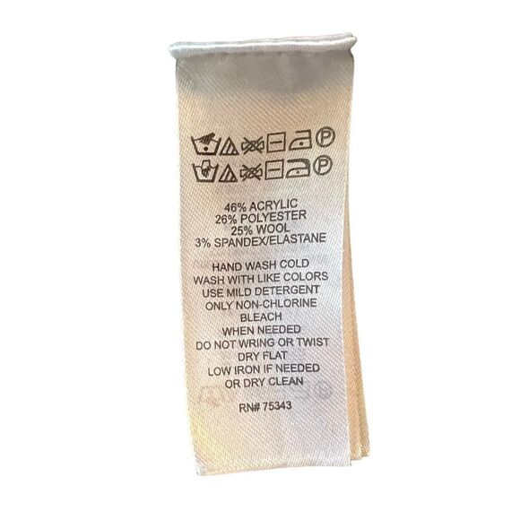 Ellen Tracy wool blend long cardigan. Size small - Picture 5 of 9